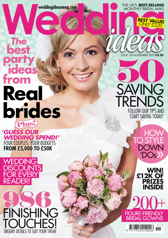 Feature in Wedding Ideas Lorna & Peter