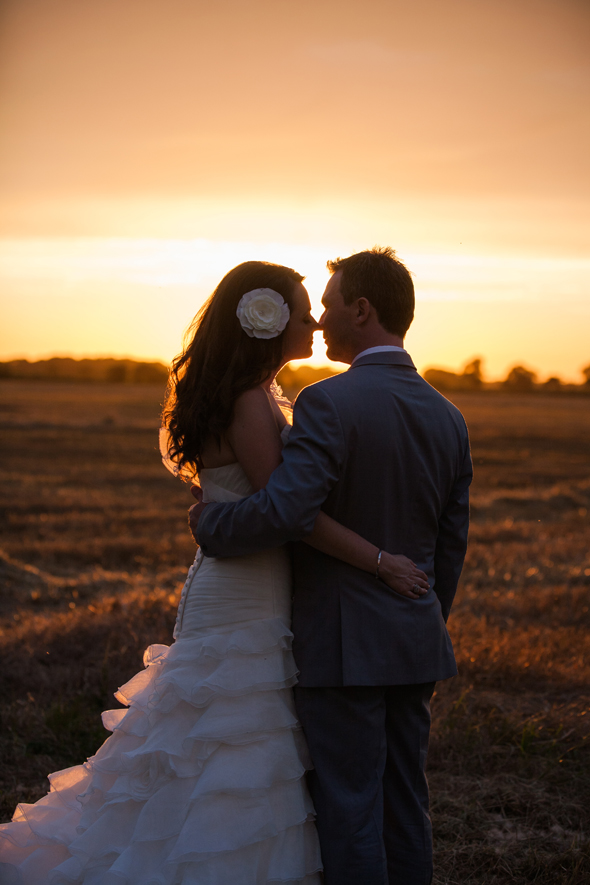 Sunset wedding