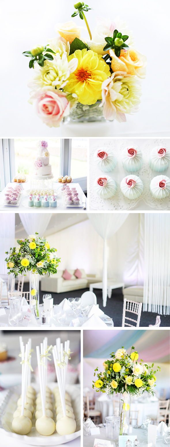 pastel wedding at Alrewas Hayes