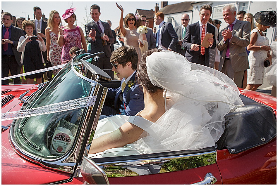 Dancing on Ice Star Ben Hanlin leaving church on his wedding day