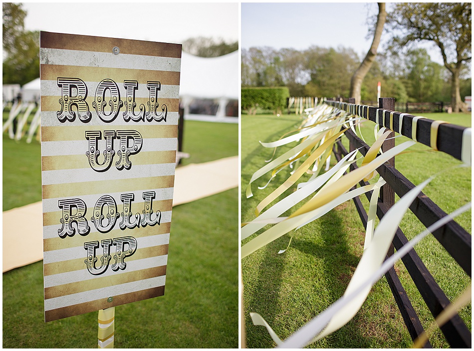 Circus Theme Wedding