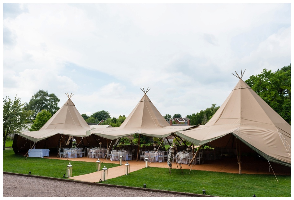 glam tipi wedding