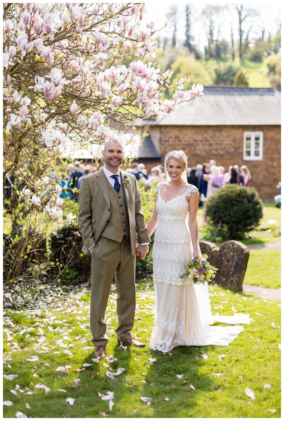 Spring wedding in the Cotswolds