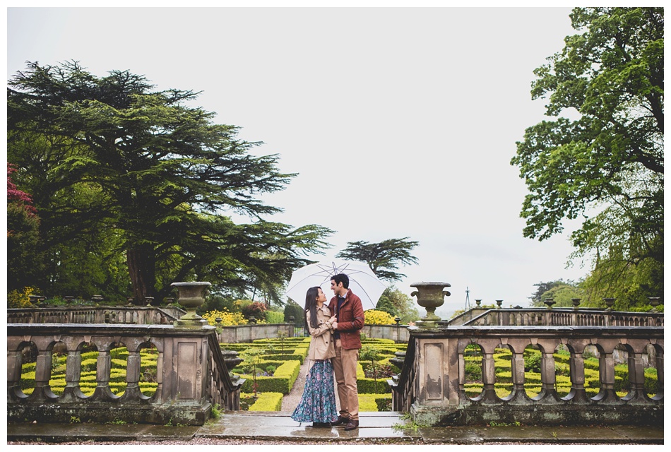 rainy pre wedding shoot at Heath House