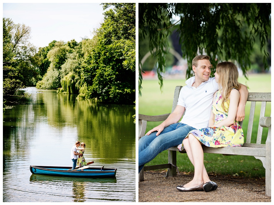 Jephson gardens engagement shoot