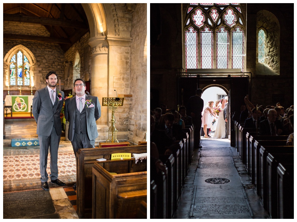 wedding at Holy Trinity Church, Eckington