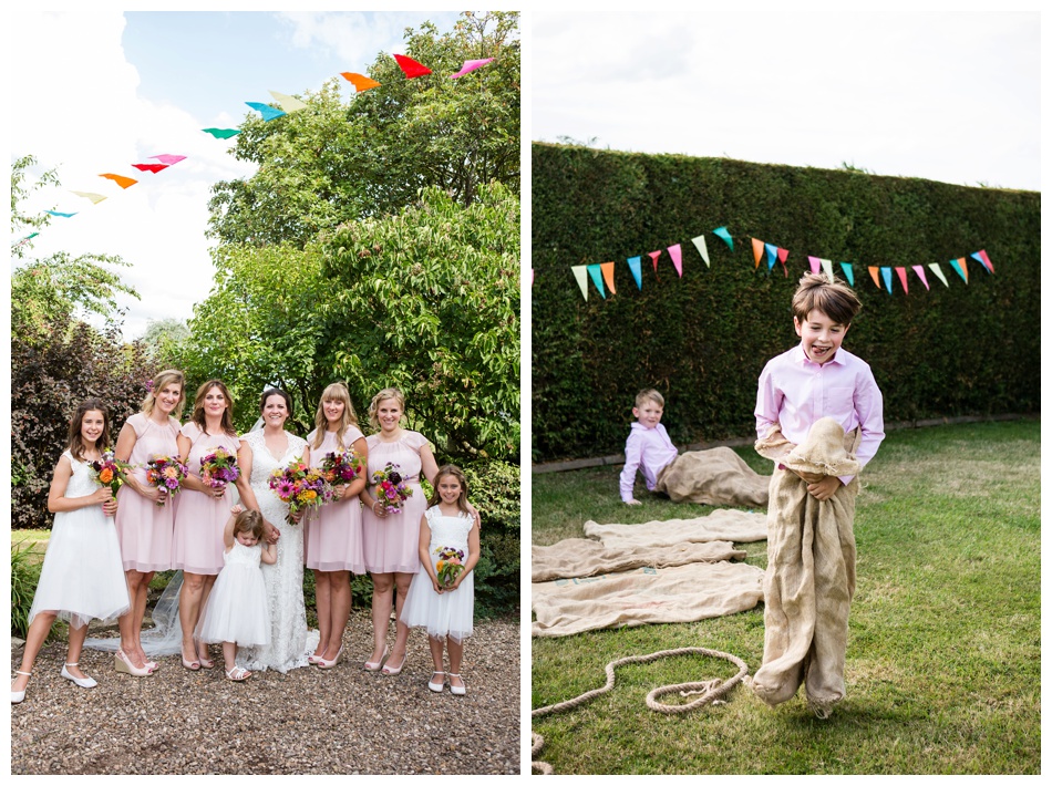 country garden wedding in Worcestershire