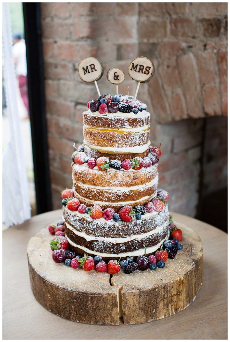 Naked Wedding Cake