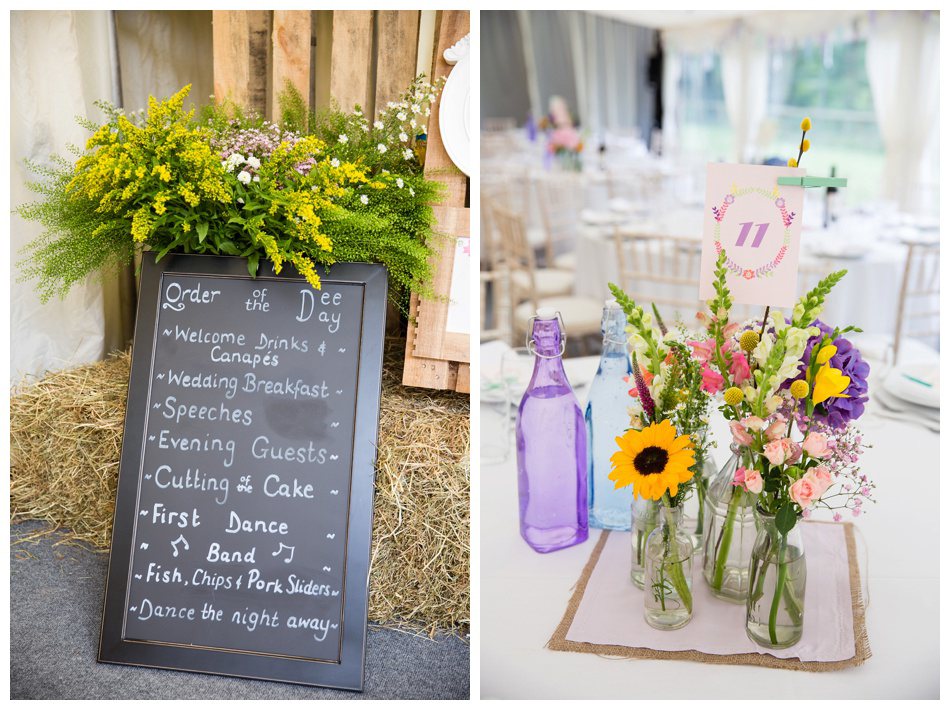 colourful wedding