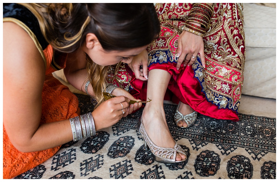 Indian wedding photography at Heath House