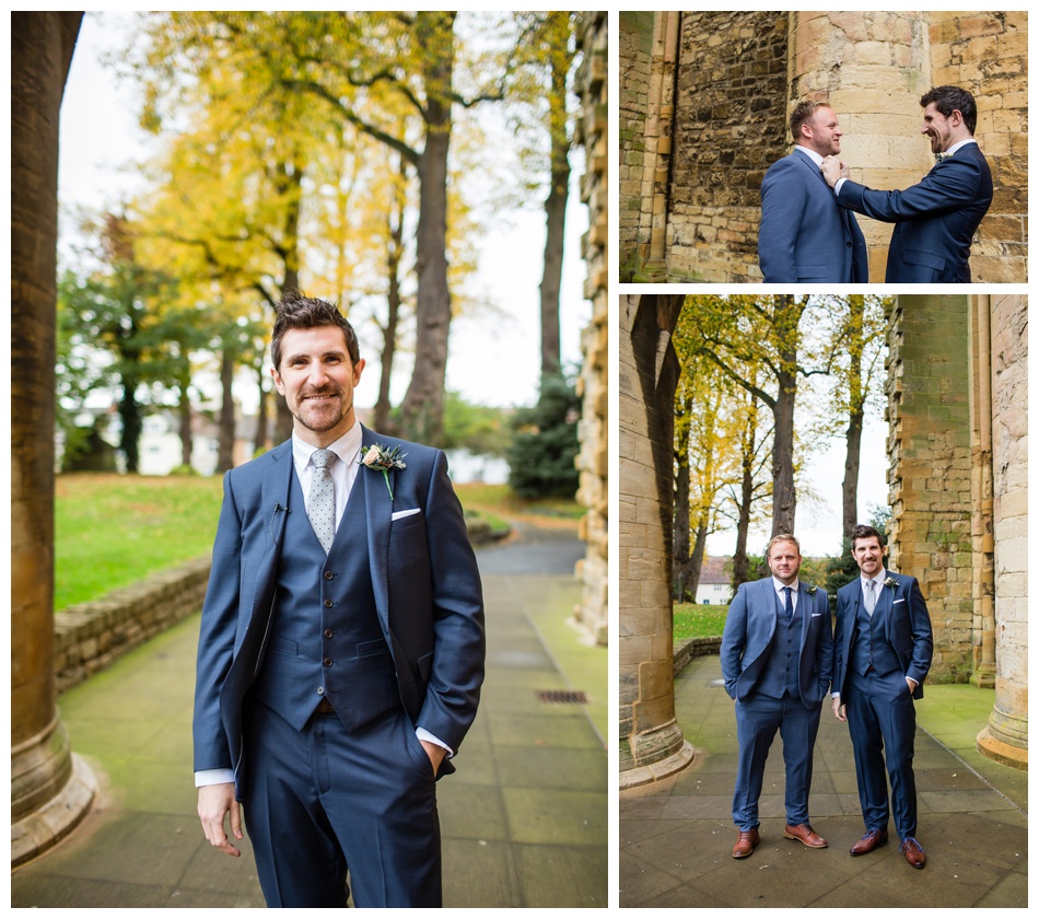 wedding at Pershore Abbey