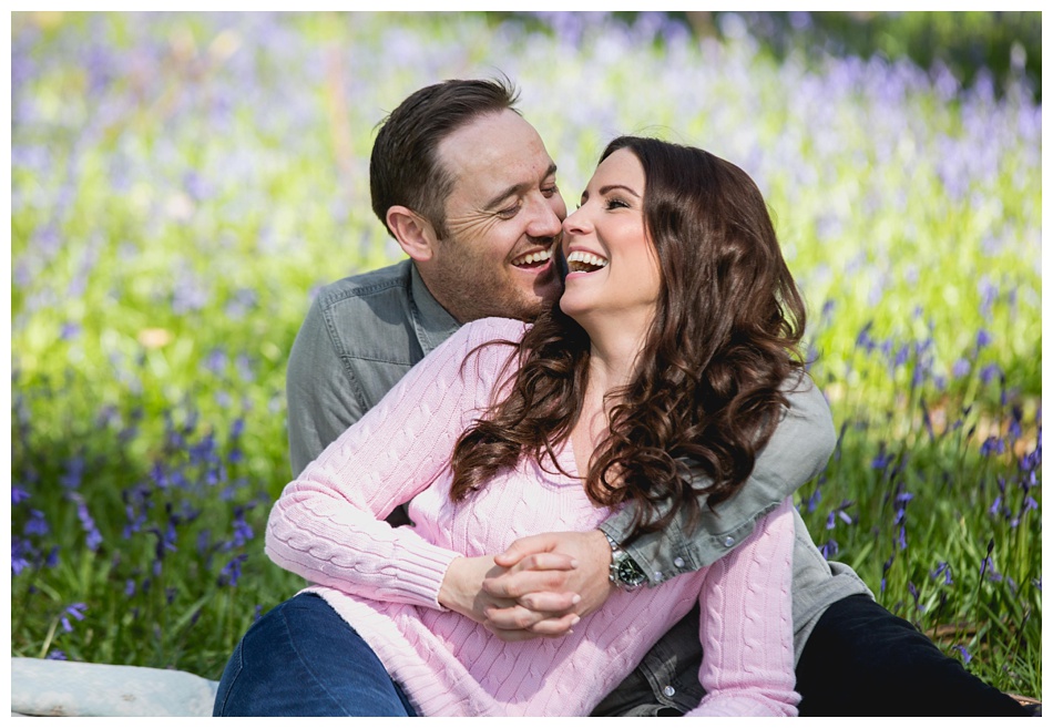 spring engagement session