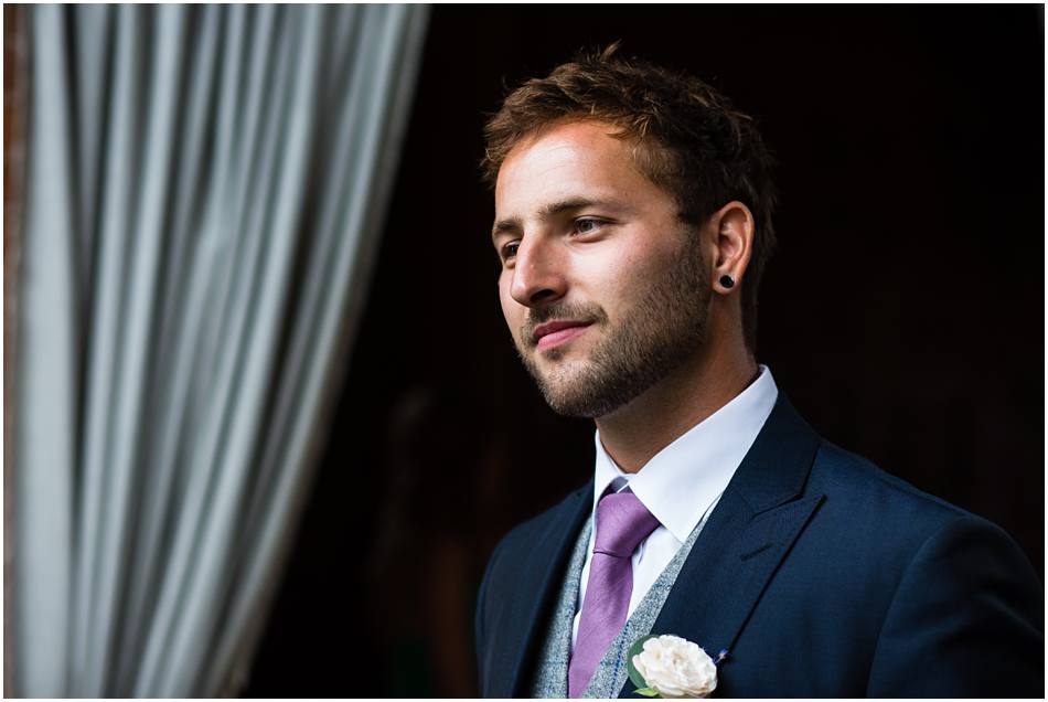 Groom at Shustoke Farm Barns