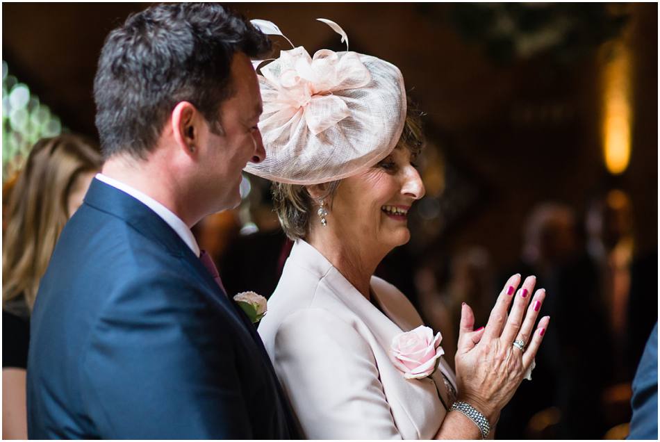 rainy wedding at Shustoke Farm Barns