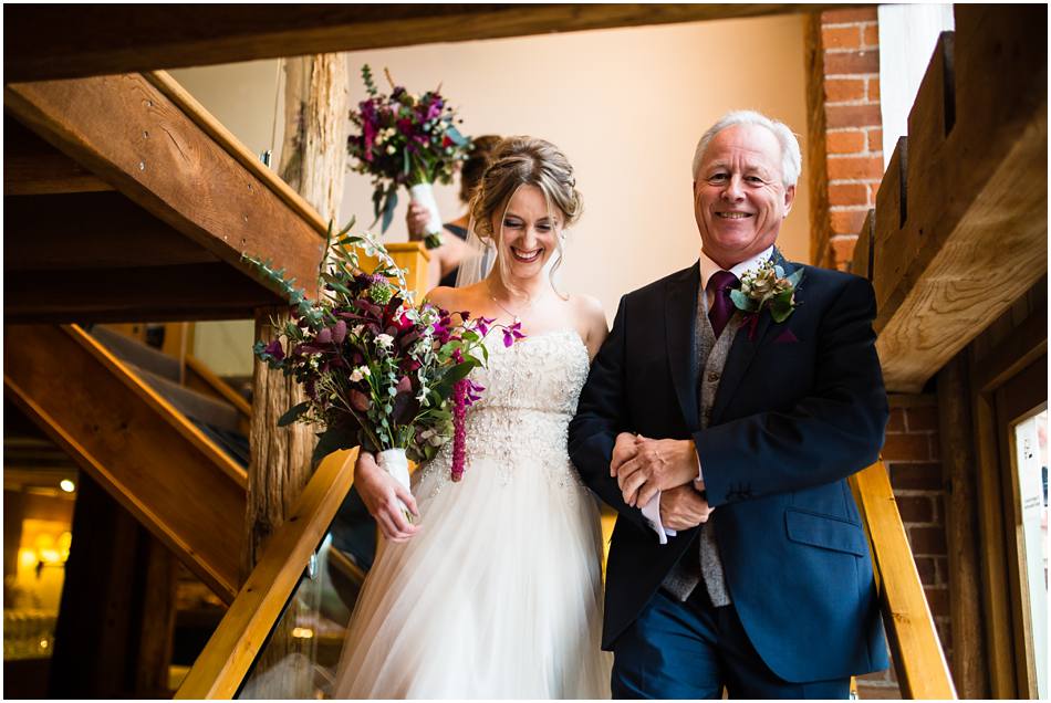 cosy autumn wedding at Curradine Barns