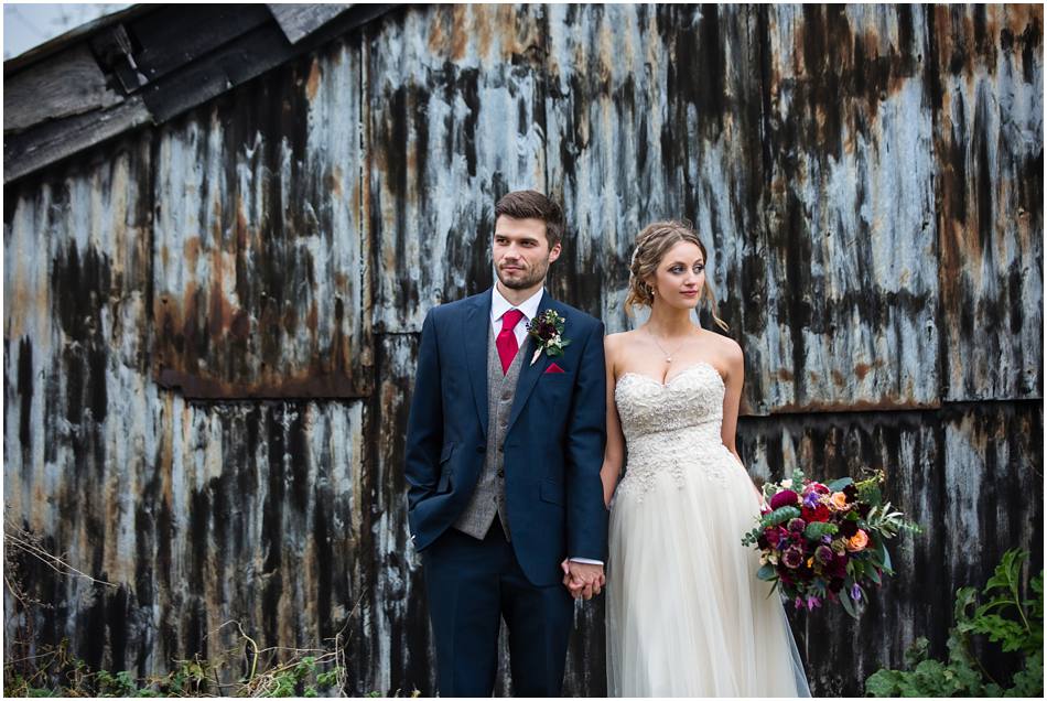 Cosy Autumn wedding at Curradine Barns