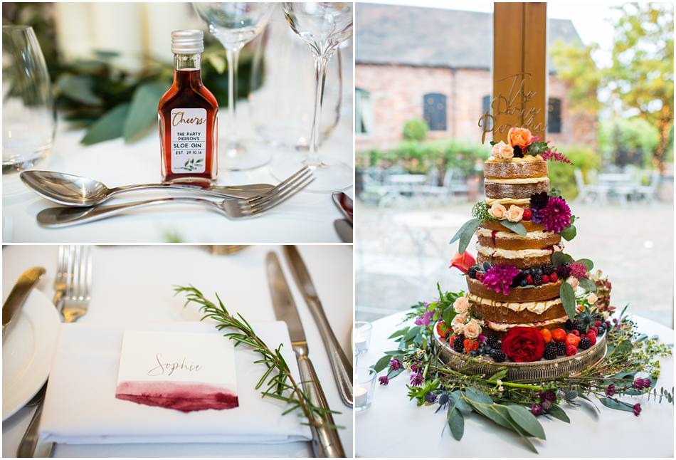 Cosy Autumn wedding at Curradine Barns