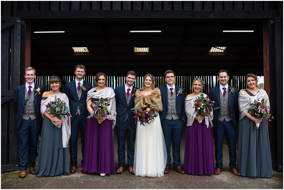 Autumn wedding at Curradine Barns