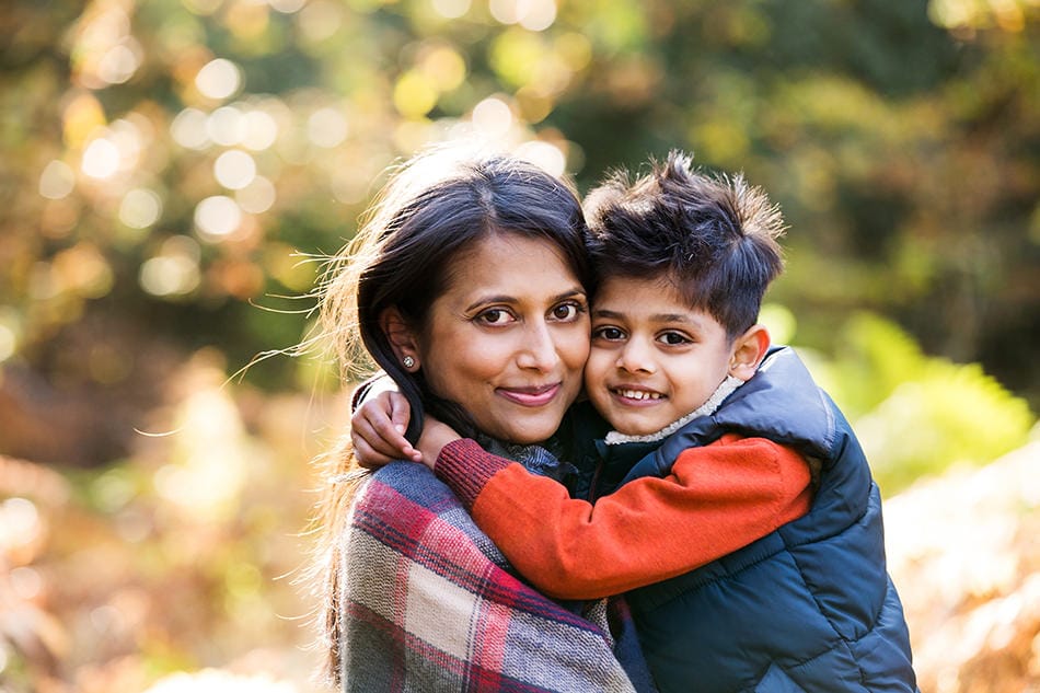 Outdoors Autumn Family Photo Shoot