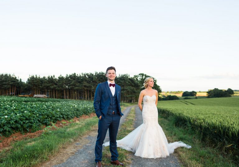 colourful Curradine Barns wedding with gold sequin dresses