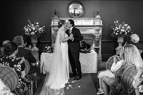 Indoor civil ceremony Ettington Park