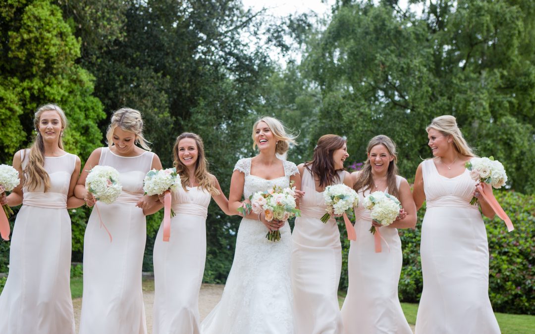 Elegant Pink Peach Hampton Manor Wedding