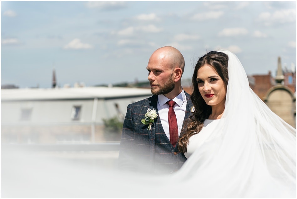 City wedding photography at Hope Street Hotel