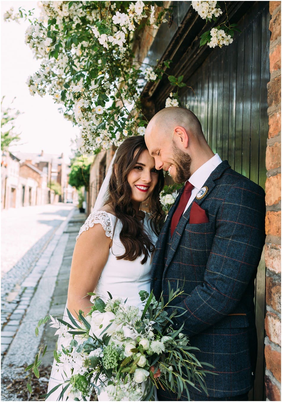 Hope Street Hotel wedding photography; Bride and Groom portrait