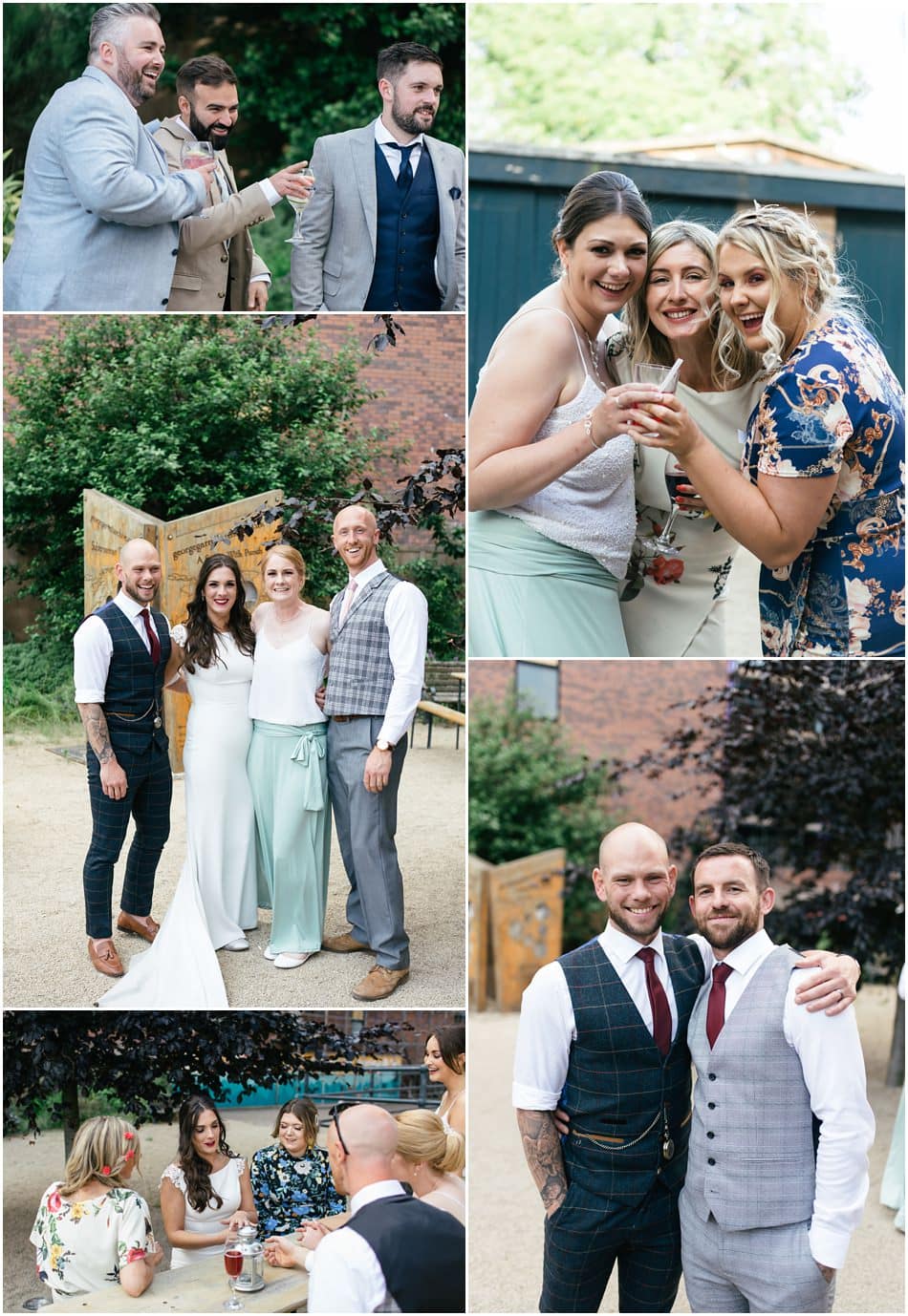 informal wedding photography at Siren Liverpool