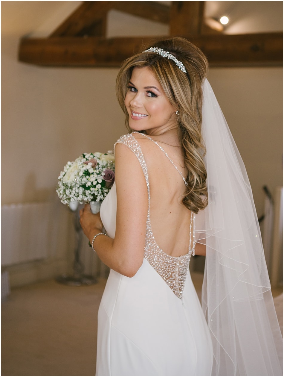 Alrewas Hayes wedding photography; Bridal portrait in the Bridal Suite