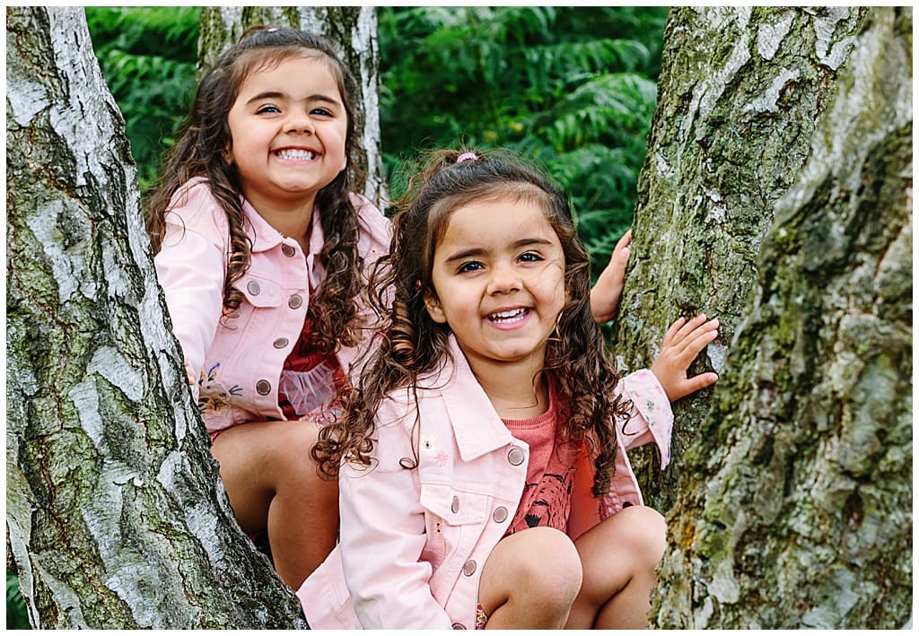 natural outdoor family portrait