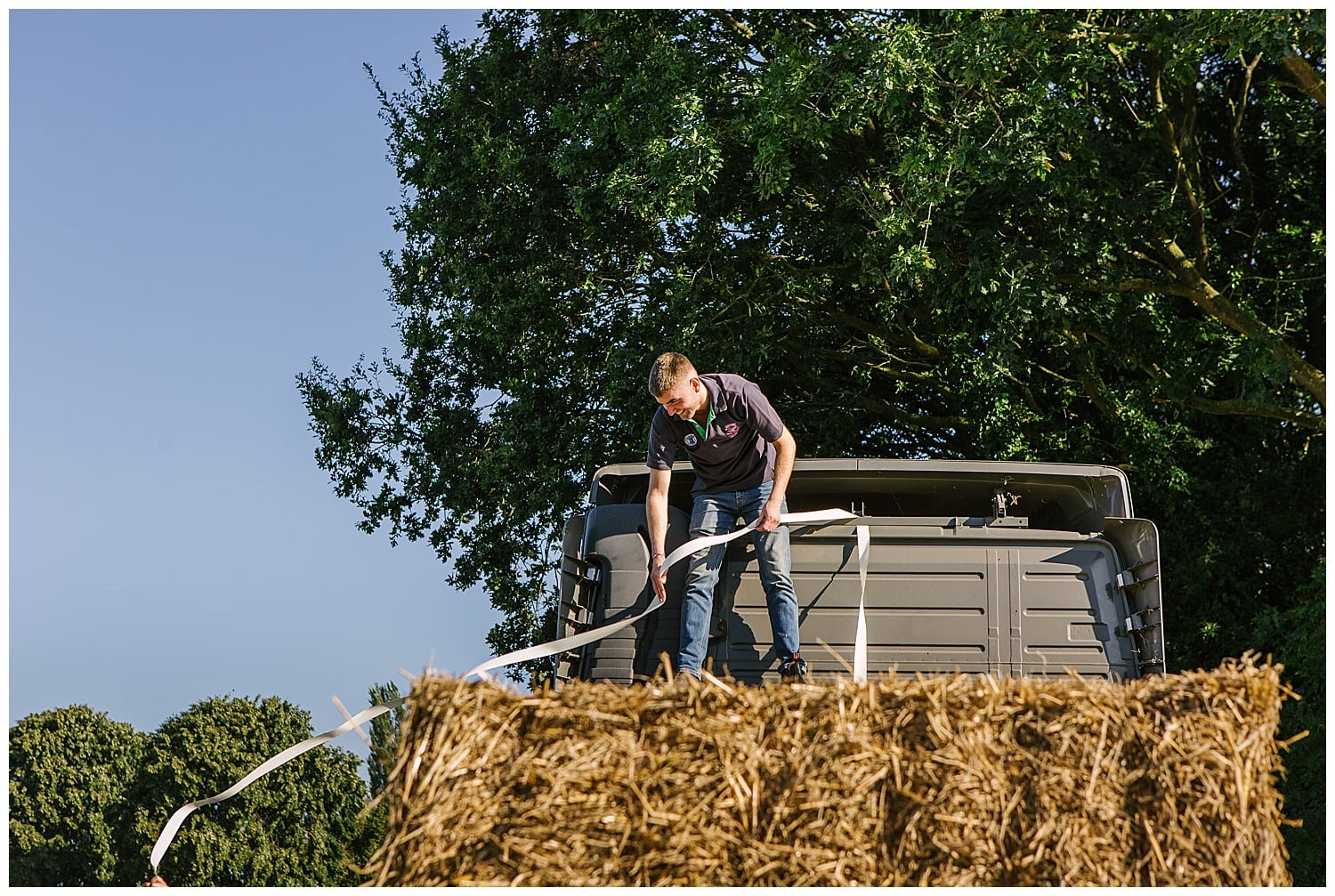 rustic farmers wedding in Staffordshire