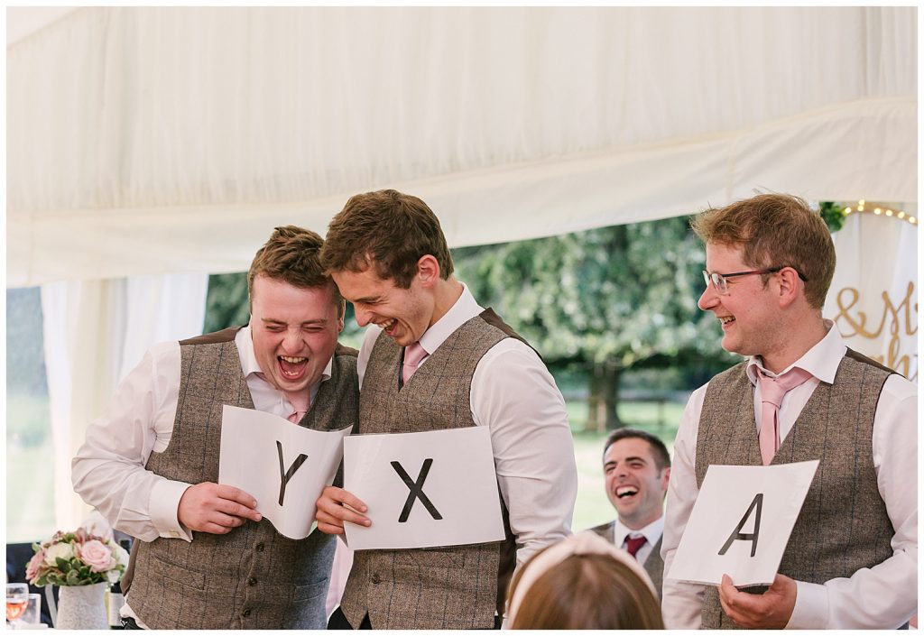 Ingestre wedding photography with relaxed farm reception