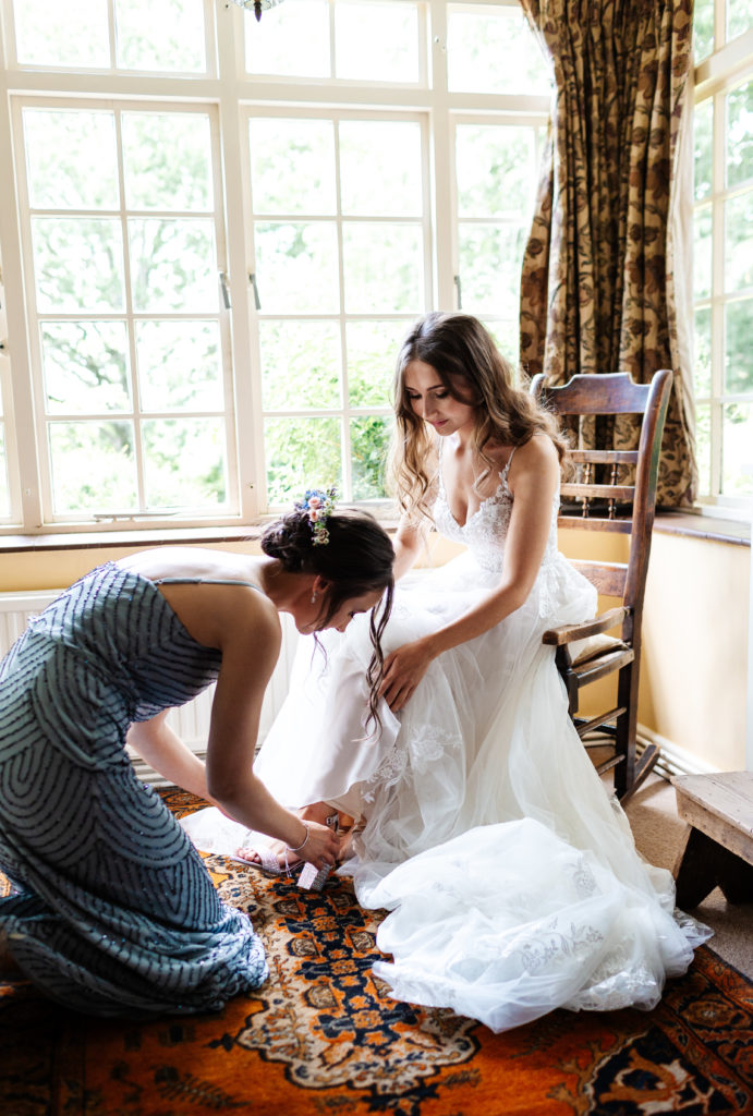 West Midlands wedding photography;2021 bride getting ready