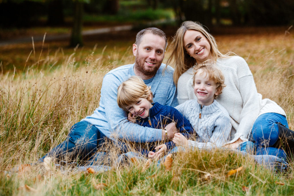 family photographer in Birmingham; family photoshoot outside 