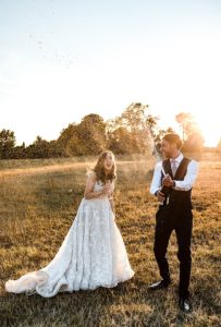 Rustic West Midlands Barn wedding at Curradine Barns