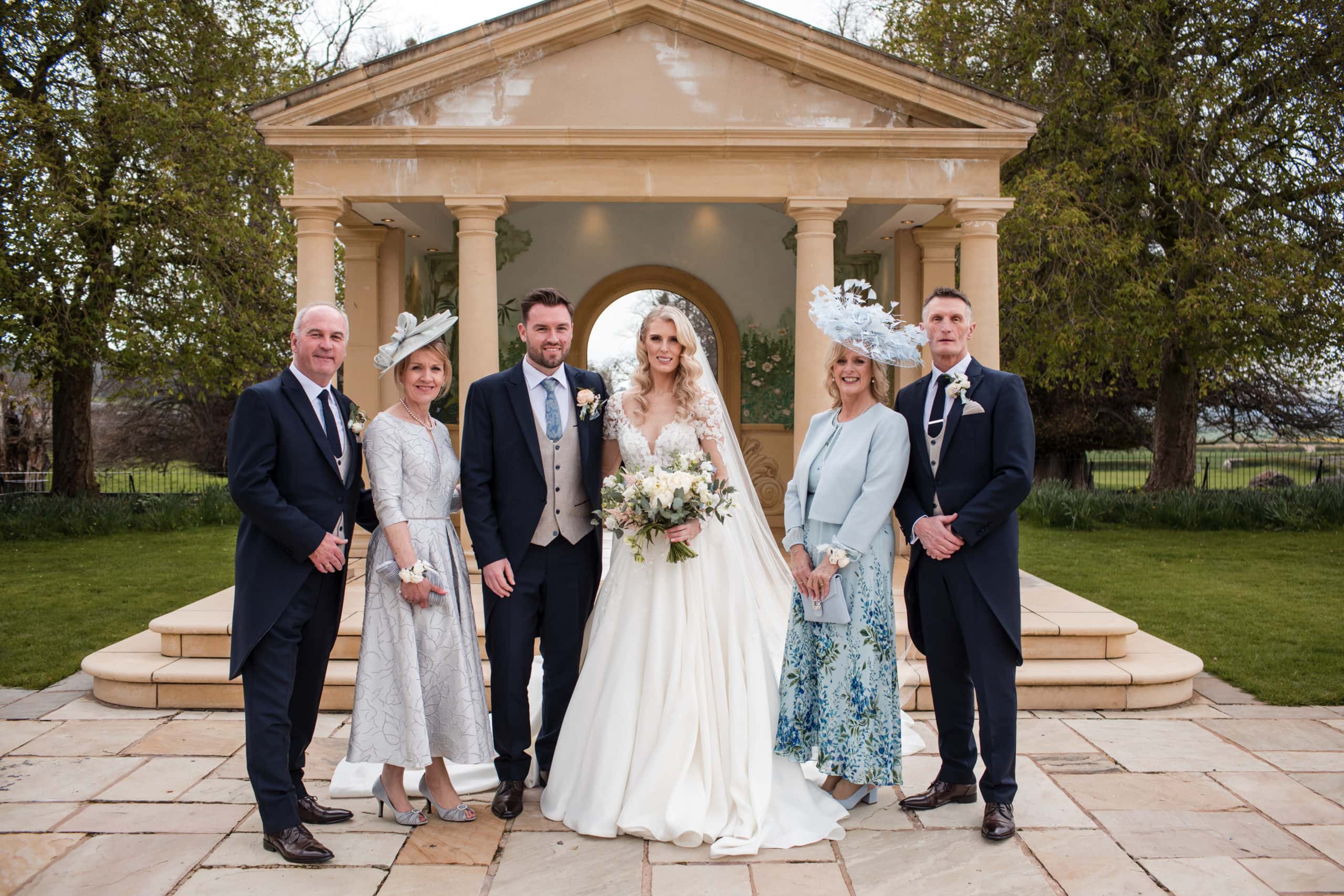 Family group photo at Rowton Castle